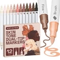 Drawing With Rocks Kids ARTISTRO 24 Skin Colors Acrylic Paint Markers - Paint Pens for Drawing ...