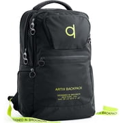 ARTIX  Waterproof Laptop Backpack for Men & Women | Large 17.3-inch Travel Backpack | Stylish & Durable Computer Bag for Business, Office & Work | Versatile Rucksack for Adults Black/Green