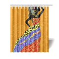 thumbnail image 1 of ARTJIA African Woman Bathroom Waterproof Fabric Shower Curtain 66x72 inches, 1 of 2