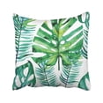 thumbnail image 1 of ARTJIA Aloha Watercolor With Green Tropical Leaves Monstera Leaf Palm Banana Banana Tree Pillowcase Pillow Cushion Cover 20x20 inches, 1 of 1