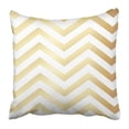 thumbnail image 1 of ARTJIA Black Gold Trendy Golden Chevron Patterned on White Abstract Elegant Luxury Pattern Shape Geometric Pillowcase Pillow Cushion Cover 18x18 inch, 1 of 1