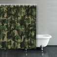 thumbnail image 1 of ARTJIA Camouflage Pattern Seamless Illustration Shower Curtains Bathroom Curtain 60x72 Inch, 1 of 1
