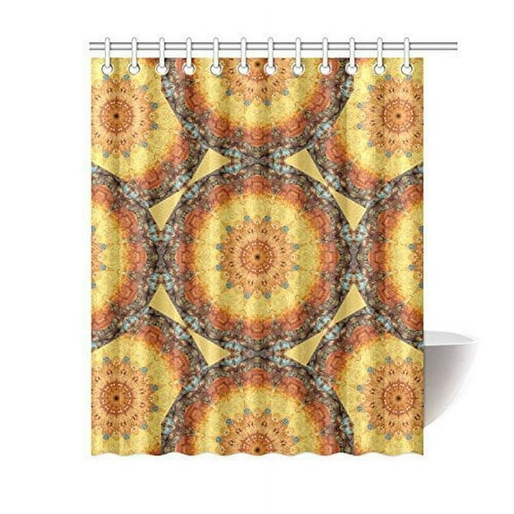 ARTJIA Colors Of Rust Rusty Bathroom Waterproof Fabric Shower Curtain 60x72 inches