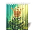 thumbnail image 1 of ARTJIA Frog PrinceShower Curtain Bathroom Decor 66x72 Inch, 1 of 2