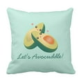 thumbnail image 1 of ARTJIA Let'S Avocuddle Funny Cute Avocados Pun Humor Pillowcase Cover 20x20 inch, 1 of 1