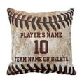 thumbnail image 1 of ARTJIA Night Personalized Senior Baseball Player Ideas Party Pillowcase Cover 20x20 inch, 1 of 1
