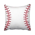 thumbnail image 1 of ARTJIA Red Softball Baseball Ball White Seam Throw America American Base Catch Close Pillowcase 20x20 inch, 1 of 1