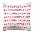 thumbnail image 1 of ARTJIA Red Xoxo Valentine's Day Arrow Valentine Boyfriend Couple February Feeling Girlfriend Pillowcase Cover 20x20 inch, 1 of 1