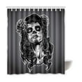 thumbnail image 1 of ARTJIA Skull Waterproof Polyester Bathroom Shower Curtain 66x72 Inches, 1 of 2