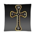thumbnail image 1 of ARTJIA Stunning Christian Cross with Black Onyx Picture Zippered Throw Pillow Cover Cushion Case 16x16 inches Two Sides Printing, 1 of 1