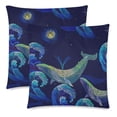 thumbnail image 1 of ARTJIA Waves Ocean Pillow Covers Pillow Cases Two Sides Printing 18x18 inches ,Set of 2, 1 of 2