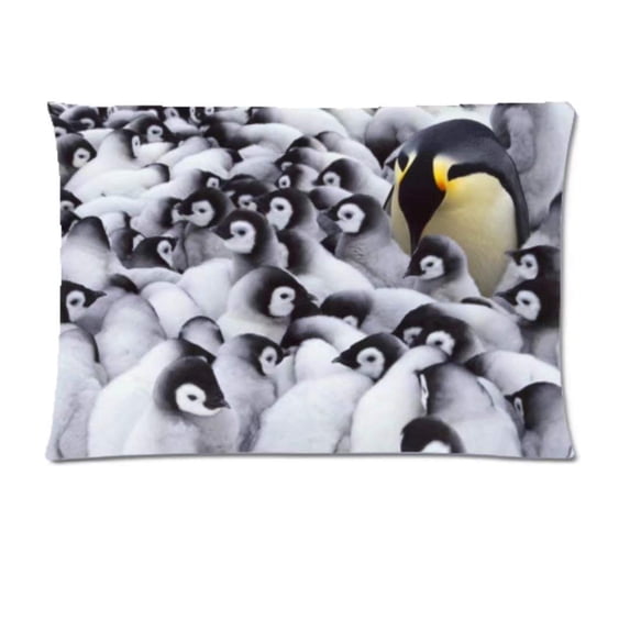 ARTJIA penguin Pillow Case Pillowcases Cushion Case Cover 20x30 inches