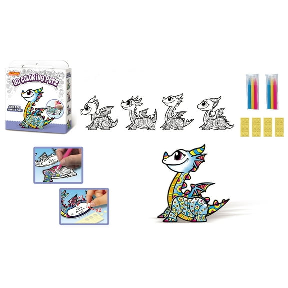 ARTLOVER 3D COLORING PETZ - DRAGON