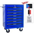 thumbnail image 1 of ARTMAN 20" 7 Drawers Rolling Steel Storage Tool Chest with Wheels, Heavy Duty Industrial Service Cart Storage Organizer with Locking System for Workshop Garage Repair Shop, 1 of 17