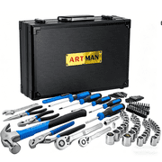 ARTMAN 247-Piece Tool Set - General Household Hand Tool Kit with Plastic Toolbox Storage Case for Men, Home Repair, DIY Projects