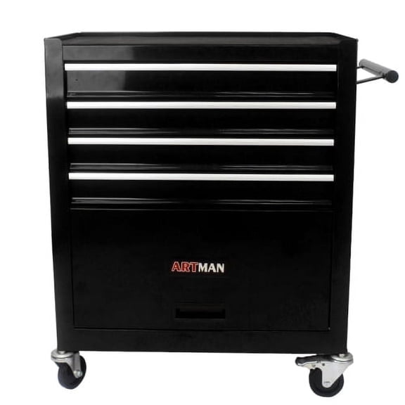 ARTMAN 4 Drawers Rolling Tool Cart With Wheels,Metal Tool Chest Garage Storage Cabinet,Removable Toolbox Organizer for Workshop, Garage