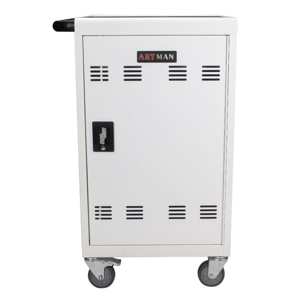 ARTMAN 30-Device Mobile School Charging Cart, Charging Station for Chromebook, Tablet and Laptop