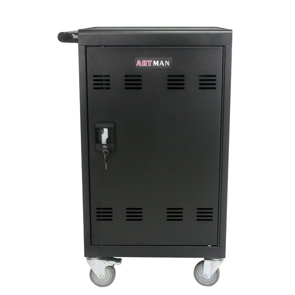 ARTMAN 30+ BayMobile Classroom School Charging Cart with Locking Cabinets | UL Safety-Certified Charging Station for 30 Tablets, Laptops or Chromebooks
