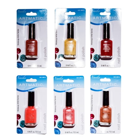Artmatic/Mega Radiant Nail Polish 72 Pcs. Assorted Colors 0.46 oz Ea (13.5 Ml)