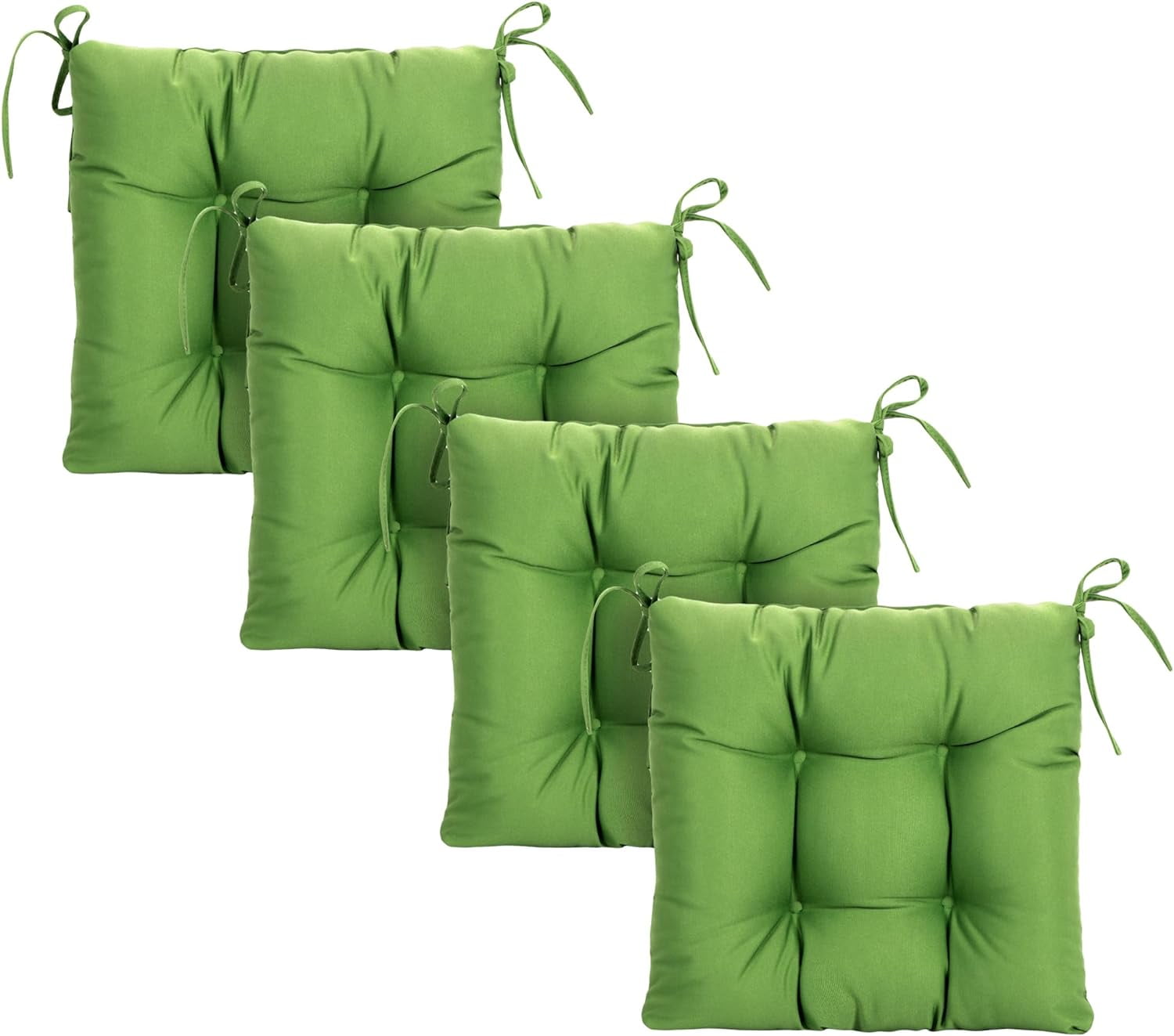 ARTPLAN Outdoor Chair Cushions,Set of 4,19"x19"x4" Patio Seat Pad ...