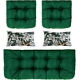 thumbnail image 1 of ARTPLAN Outdoor Cushions Loveseat All Weather Chair Cushions  Cushions Set of 5 Wicker Tufted Pillow for Patio Furniture, 1 of 6