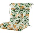 thumbnail image 1 of ARTPLAN Outdoor Cushions of Adirondack Chair with High Back Wicker Tufted Pillow for Outdoor Furniture,44x21 inch,Floral Yellow Green, 1 of 5