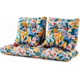 thumbnail image 1 of ARTPLAN Outdoor Loveseat Cushions,5 Piece Wicker Chair Cushions Set,Tufted Cushons for Wicker Bench Patio Furniture,Floral, 1 of 6