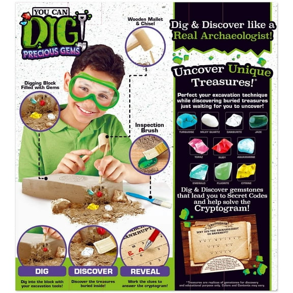 ARTSKILLS Epic Lab Science Kit You Can Dig Precious Gems