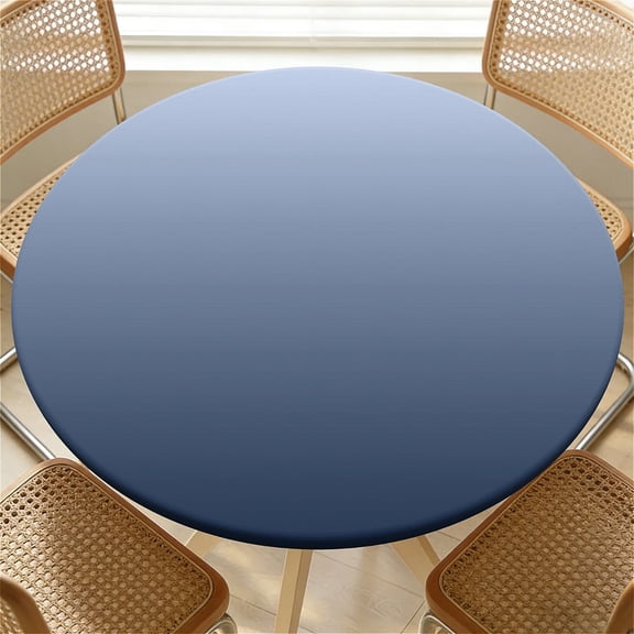 ARTSLION Elastic Tablecloth For Round Tables, Waterproof Tablecover For Up To 36in Round Table, Dining Tablecover For Indoor And Outdoor, Holiday, Blush Solid