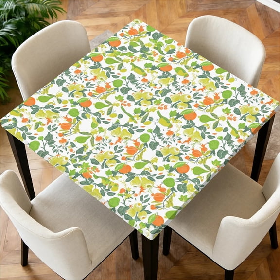 ARTSLION Square Tablecloth Washable Table Cover 54"x54" And 60"x60", Waterproof Square Table Cloth For Indoor And Outdoor, ,54 In,Garden