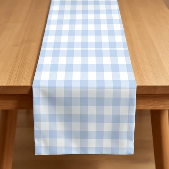 ARTSLION Waterproof Table Runner 13X36 Inch Polyester Wipe Clean Patio Garden Dining Decor