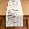 thumbnail image 1 of ARTSLION Waterproof Table Runner 13x528 Inch Polyester Wipe Clean Patio Garden Dining Decor, 1 of 8