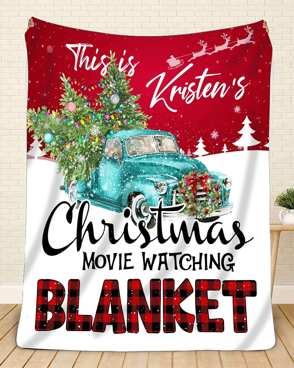 ARTTEAL Christmas Blanket, Christmas Movie Blanket, This is my