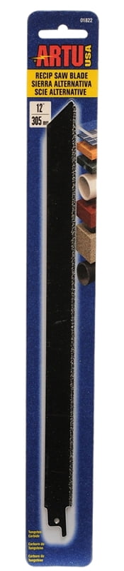 12In Tungsten Carbide Grit Recip Blade