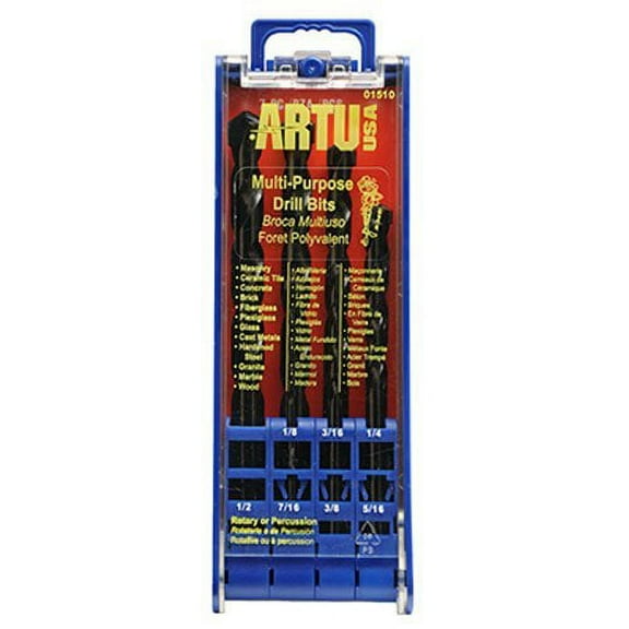 ARTU USA 01510 7-Piece Multi Purpose Drill Bit Set