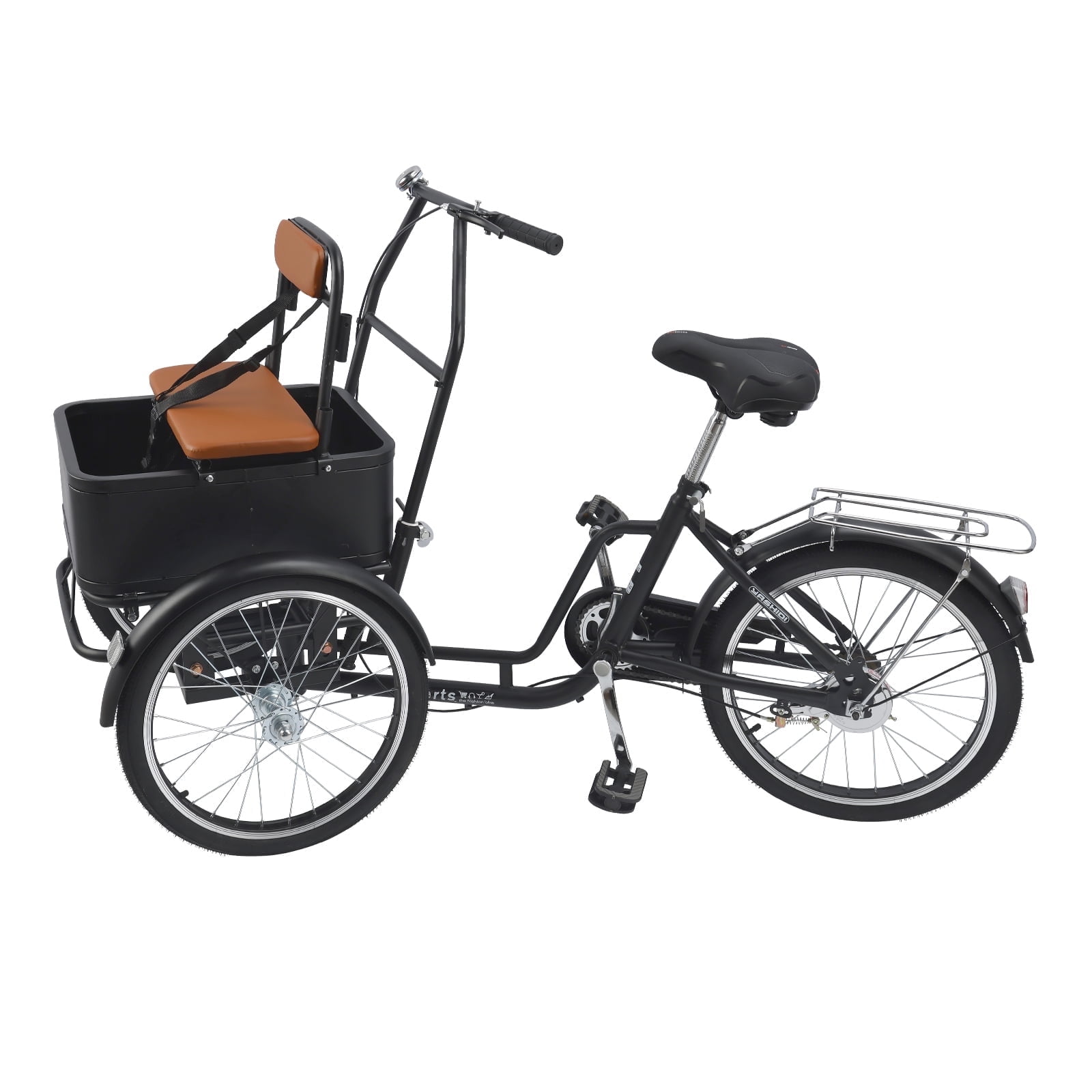Recumbent Men's Tricycle ARTUDATECH 20 Inch Recumbent Bikes