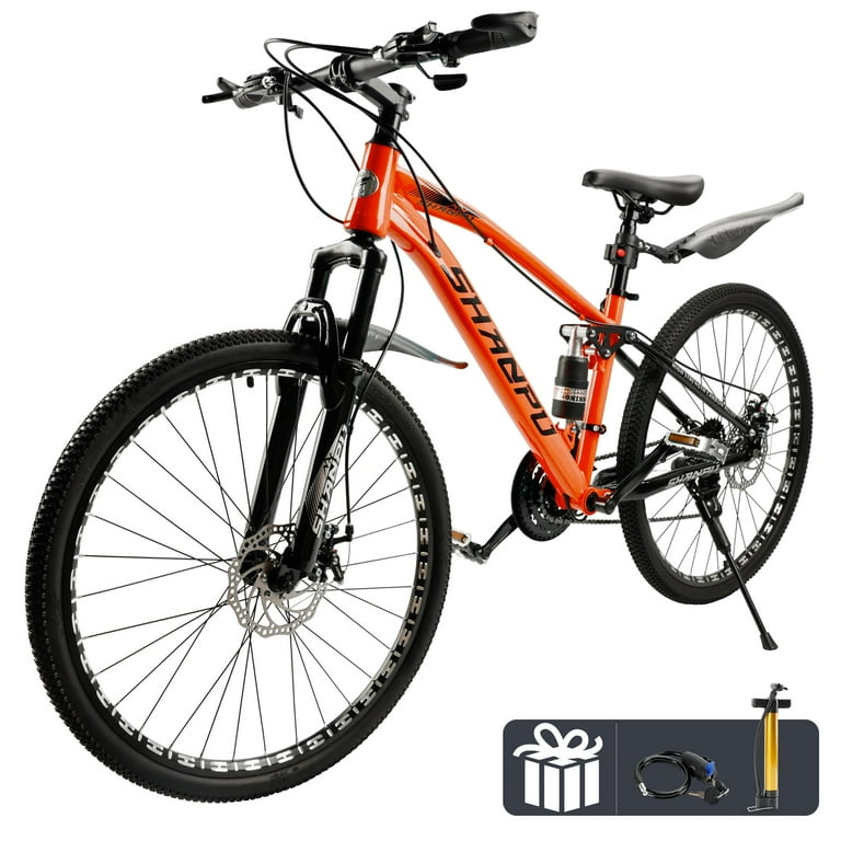 Mountain Bikes 26” Mountain Bike – Full Suspension 21-Speed W