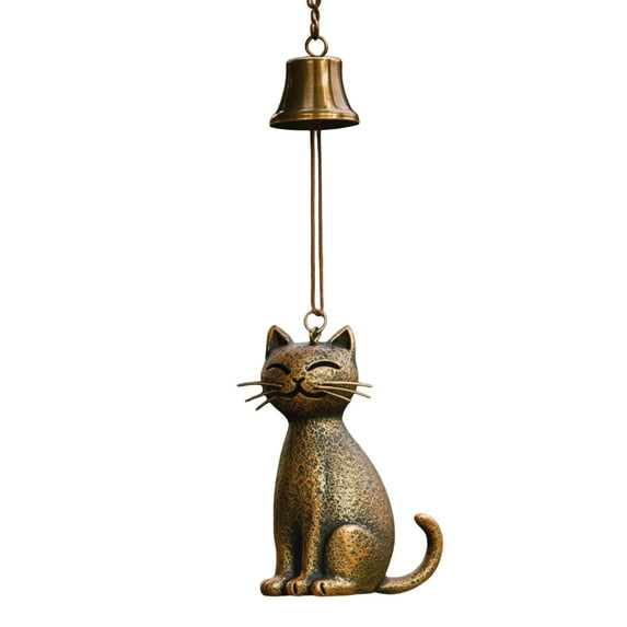 ARUTOOY Cat Wind Chimes for Outside, Decorative Gifts for Mom Women Men, Cat Hanging Wind Chime for Garden Patio Party Yard Window Indoor Outdoor Decor
