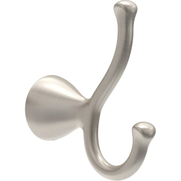 ARV35-DN Arvo Double Towel Hook Bath Hardware Accessory in Brushed Nickel