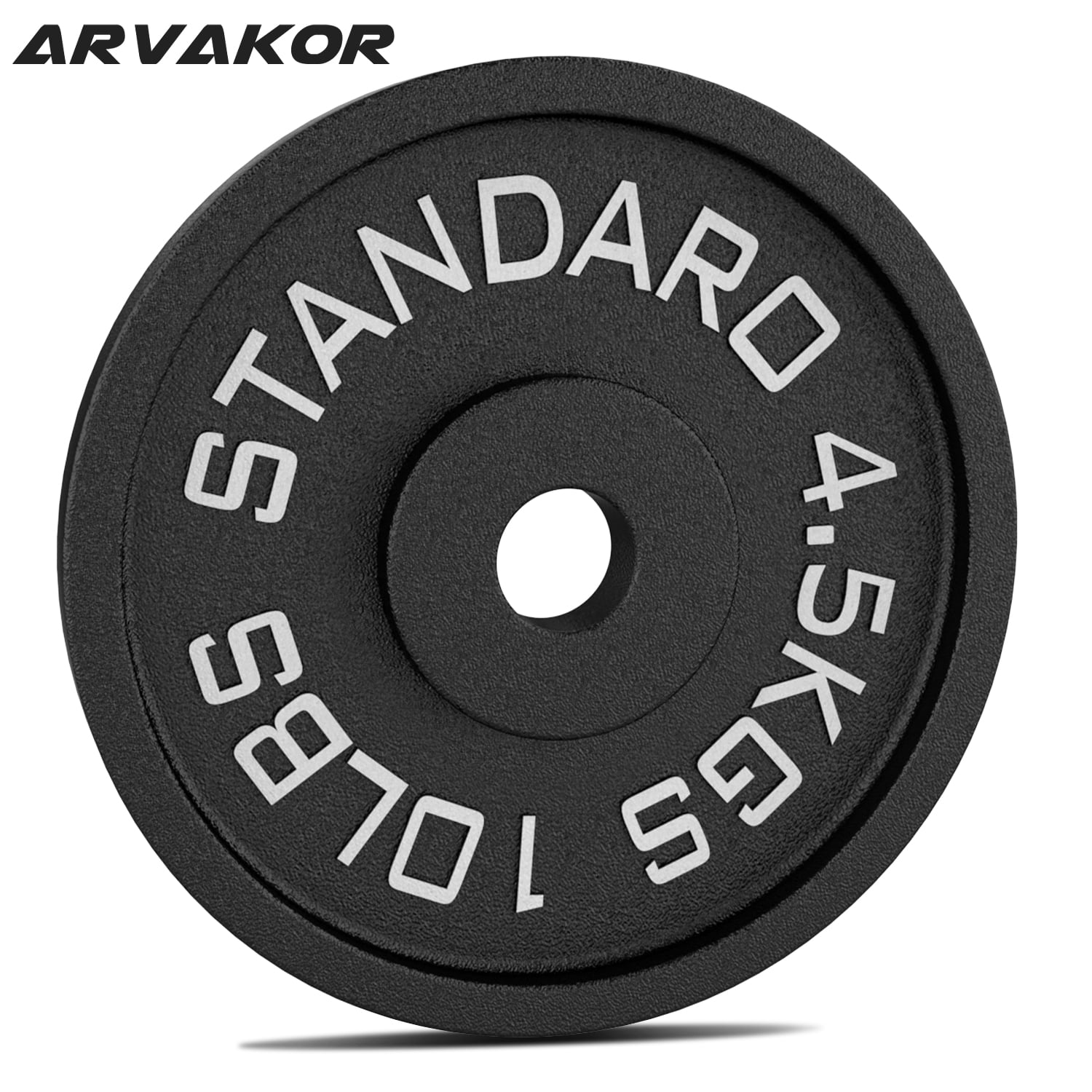 ARVAKOR Classic Cast Iron Weight Plates for Strength Training, 2Inch