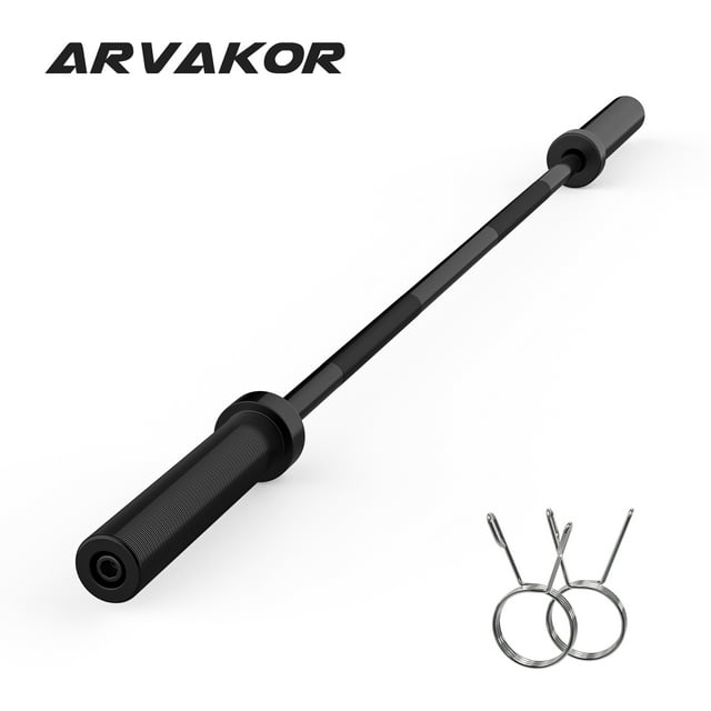 ARVAKOR 7FT Olympic Barbell Weight Bar, Alloy Steel, Suitable for 2