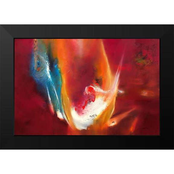 ARVEE 14x11 Black Modern Framed Museum Art Print Titled - Deep Wish