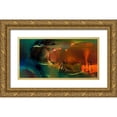 thumbnail image 1 of ARVEE 32x18 Gold Ornate Wood Framed with Double Matting Museum Art Print Titled - Northern Breeze, 1 of 4