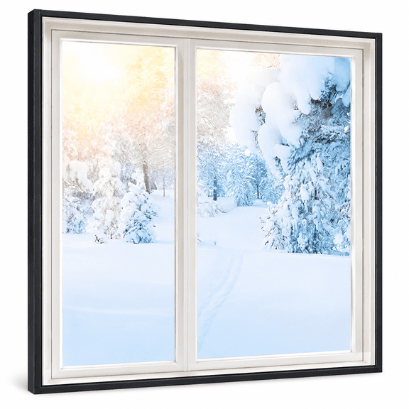 ARVELIA Heavy Duty Window Insulation Kit 50in x 50in to Keep Cold Out in Winter, Reusable Transparent Window Film, Easy Open for Ventilation