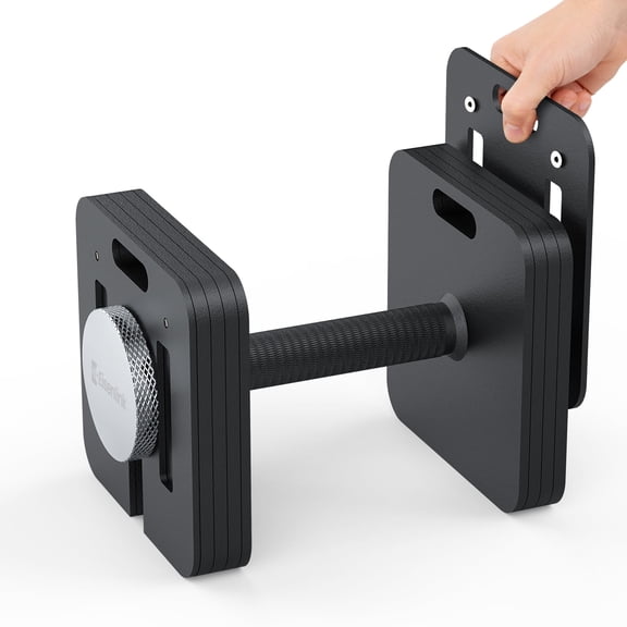 ARVIVO 50lb Adjustable Dumbbell Set with 6×5lb Increments & 10lb Handle Quick-Lock Square Dumbbells for Home Gym