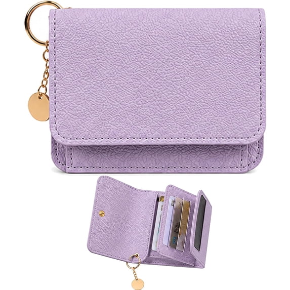 ARVOV Women's Elegant Minimalist Short Slim Wallet, Slim Wallet for Women, Tri-Fold Design, Multiple Card Slots, Zipper Coin Pocket, Compact Daily Carry