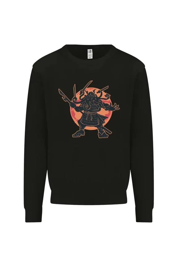 Samurai Cthulhu Kraken Sweater