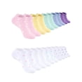 thumbnail image 1 of ARWSER 10 Pack Women Ankle Soft Breathable Socks,  Low Cut Casual Cute Ruffle Heart Knit Frilly Socks Perfect Gifts for Women, 1 of 7