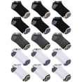 thumbnail image 1 of ARWSER Men's 15 Pairs Ankle Socks Breathable Casual Athletic Socks, Multi-Purpose Low Cut Daily Sports Wear Socks for Men, 1 of 6