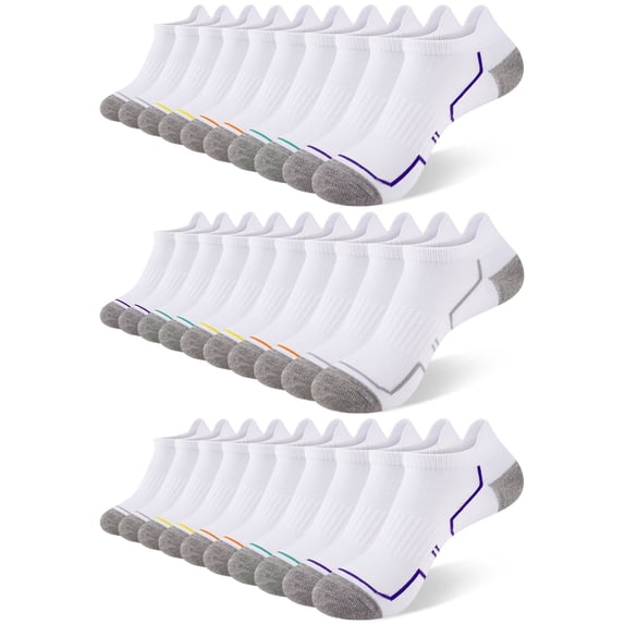 ARWSER Women Classic Ankle Socks Breathable Soft Comfort Casual Socks 15 Pairs